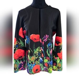 Peck & Peck Two Hook Vibrant Jacket Medium